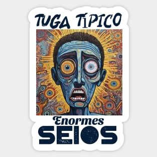 Enormes seios, v4 Sticker